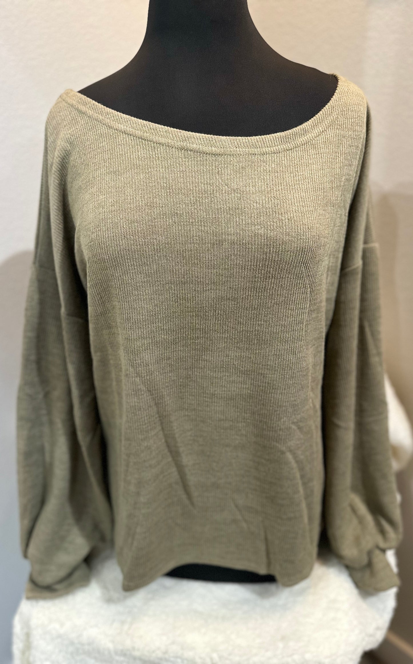 Sage Knitted Sweater