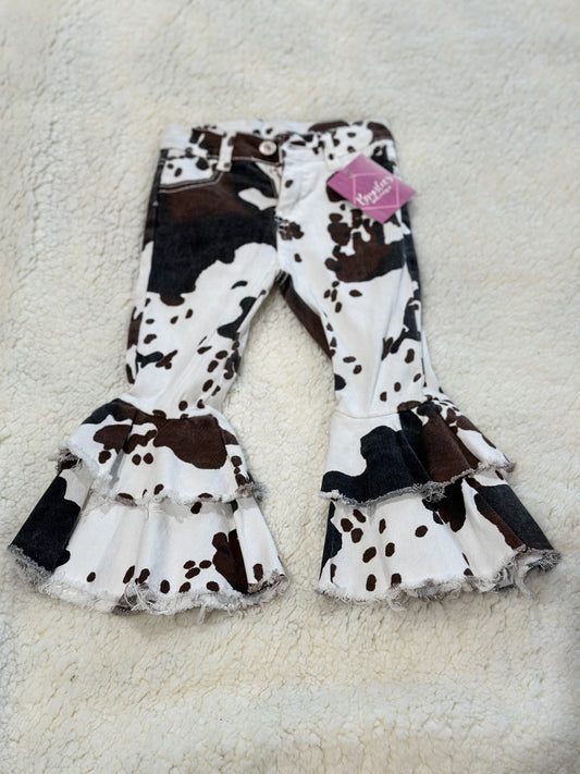 Girls Cow Print Bells