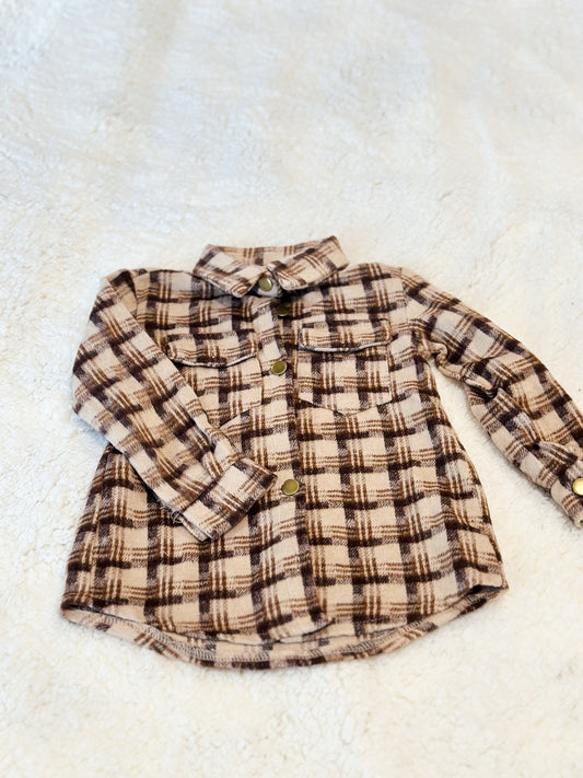 Girls Autumn Sunset Flannel
