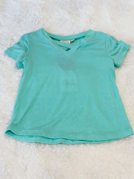 Girls Mint V-Neck