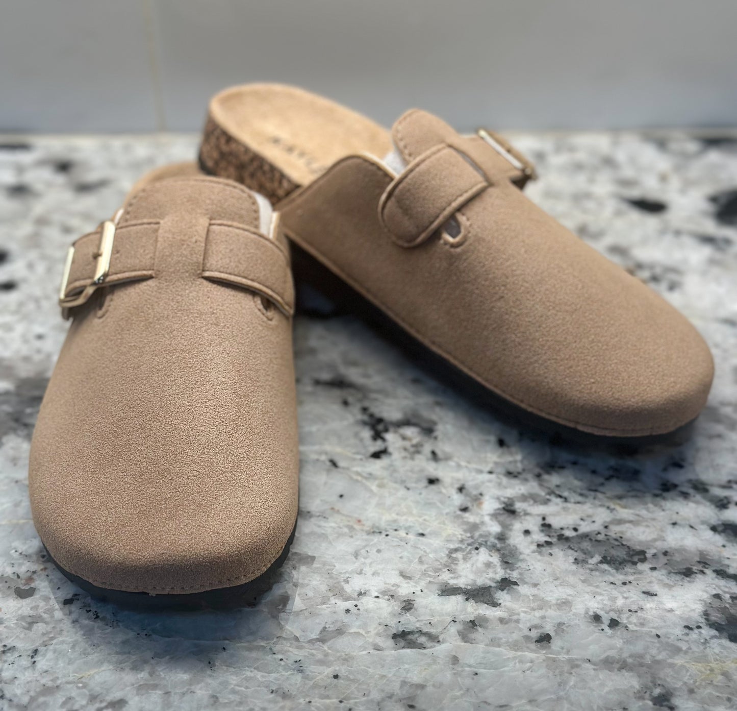 Taupe Clogs