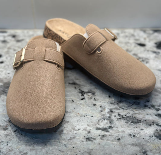 Taupe Clogs
