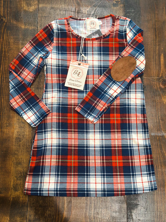 Girls Plaid Dress