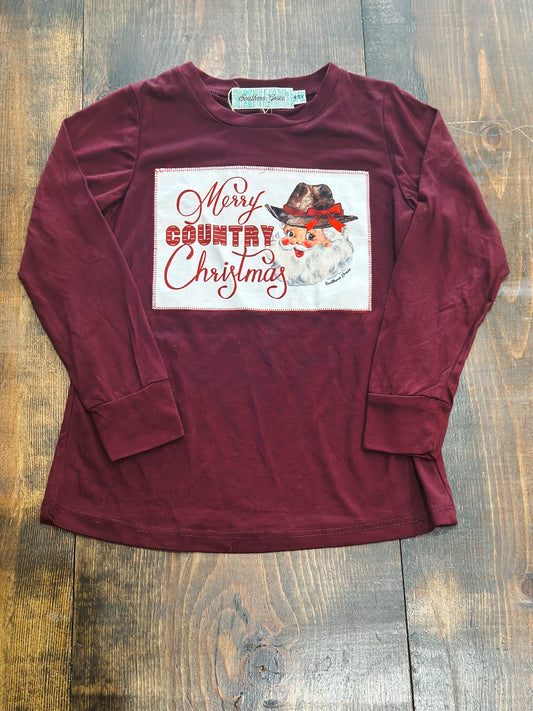 Girls Merry Country Christmas