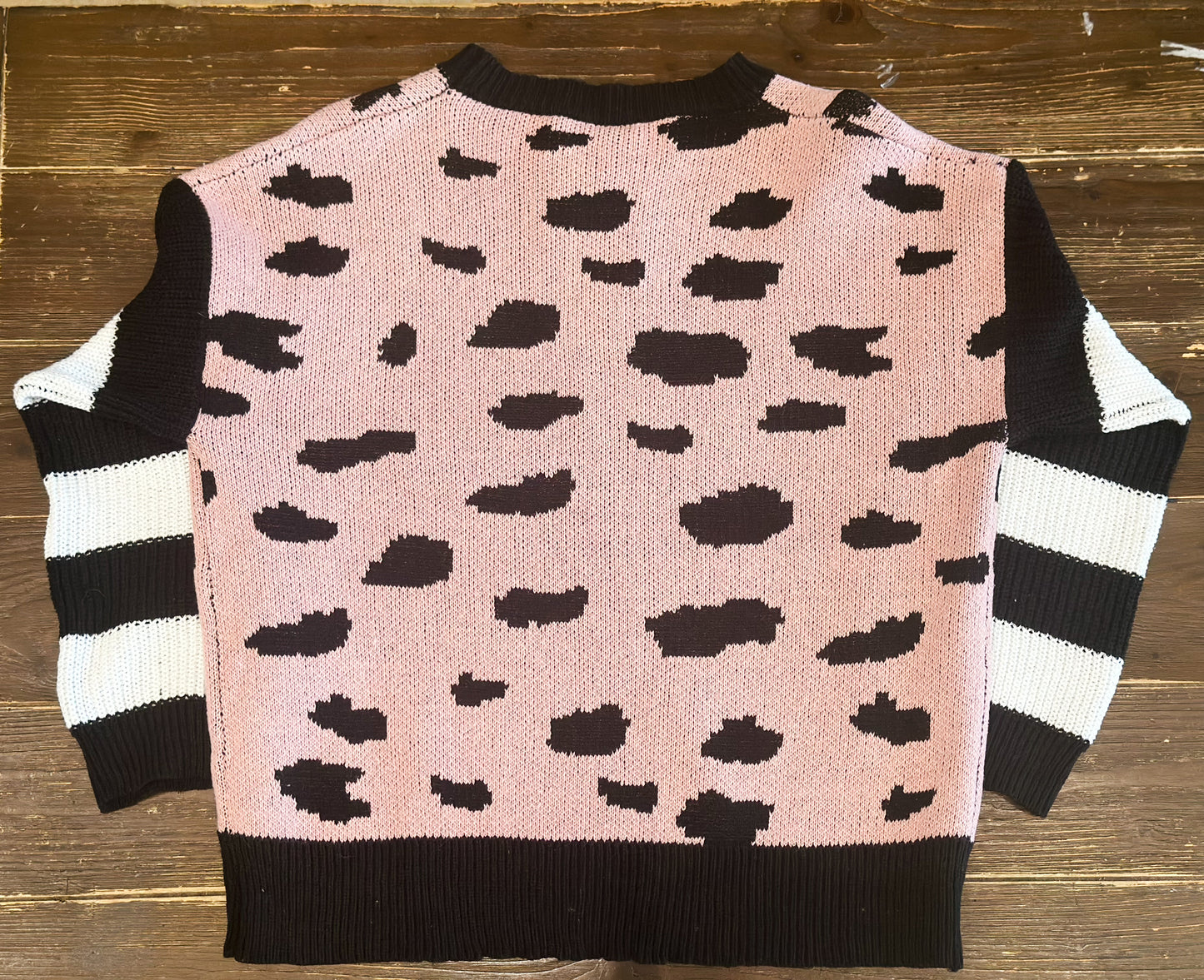 Pink/Black Sweater