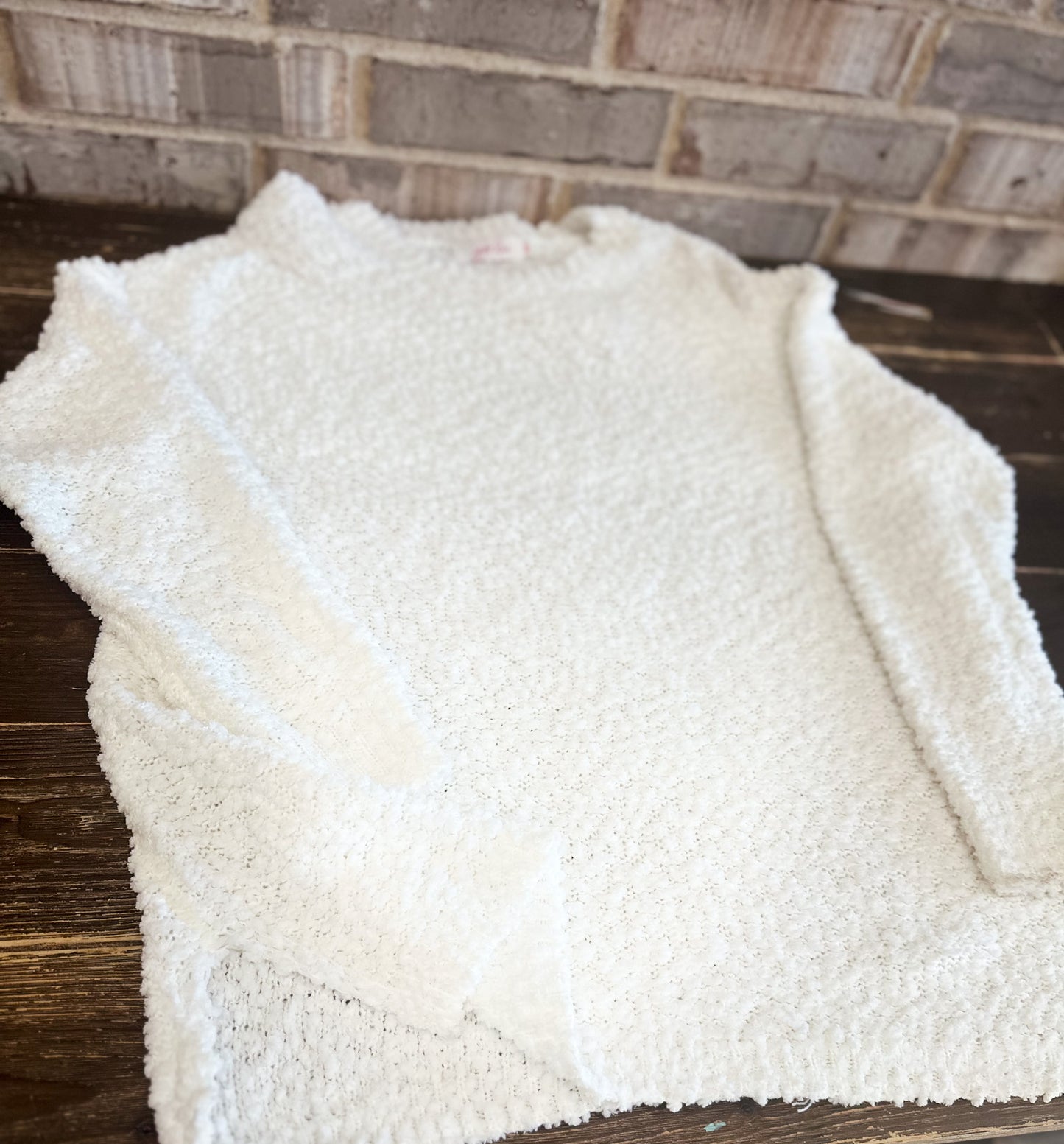 Cream Popcorn Sweater