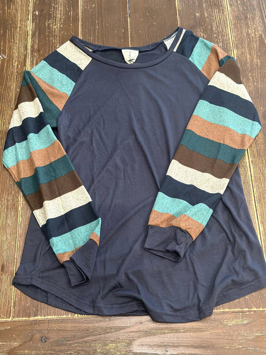 Long Sleeve Stiped Tee