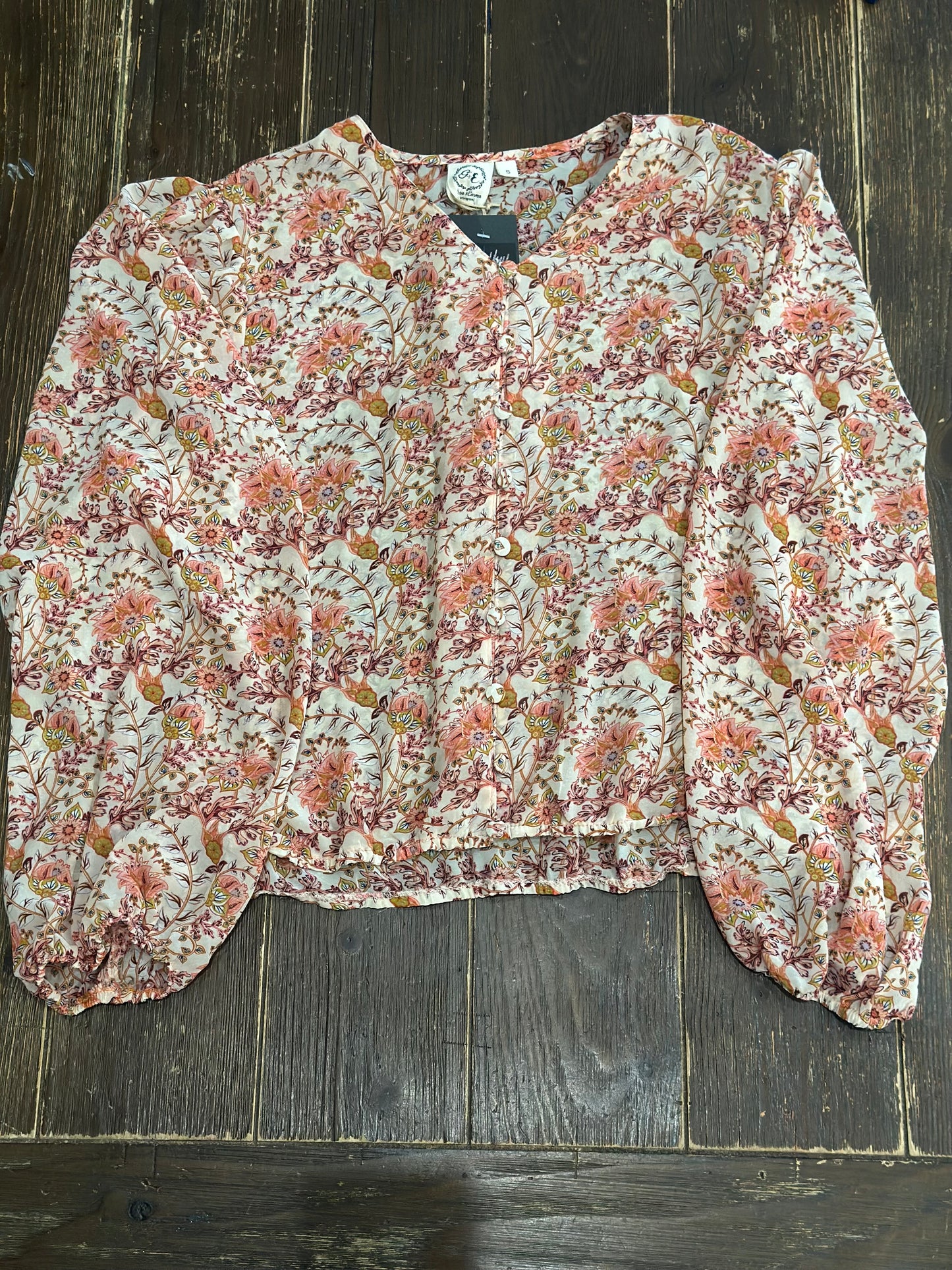 Floral Button Up Blouse