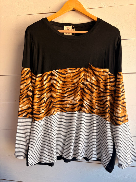 Tiger Striped Top