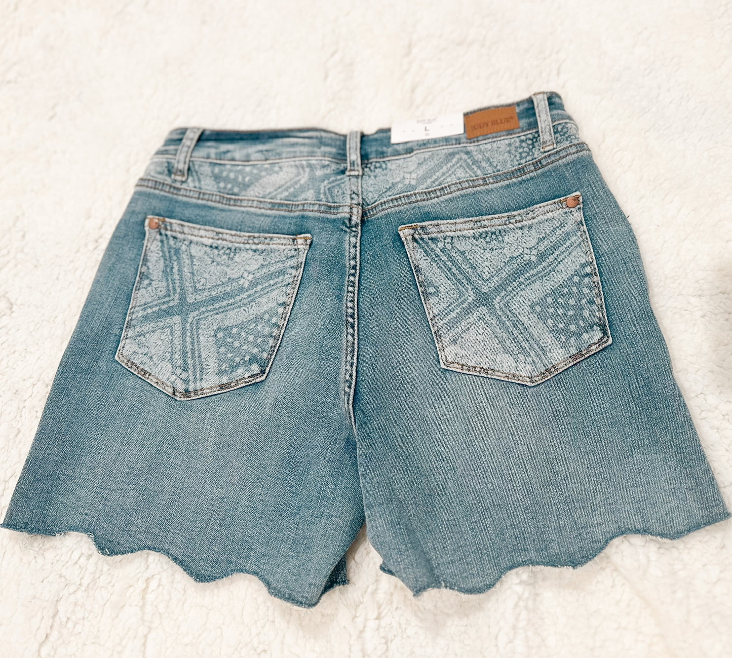 Judy Blue Jean Shorts- Bandana Pocket