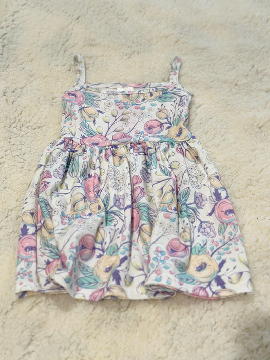 Spaghetti Strap Floral Dress