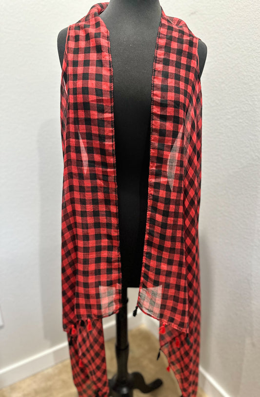 Buffalo Plaid Kimono