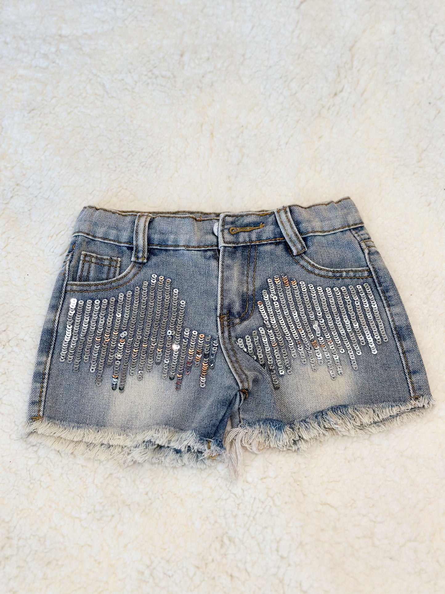 Girls Sequin Shorts