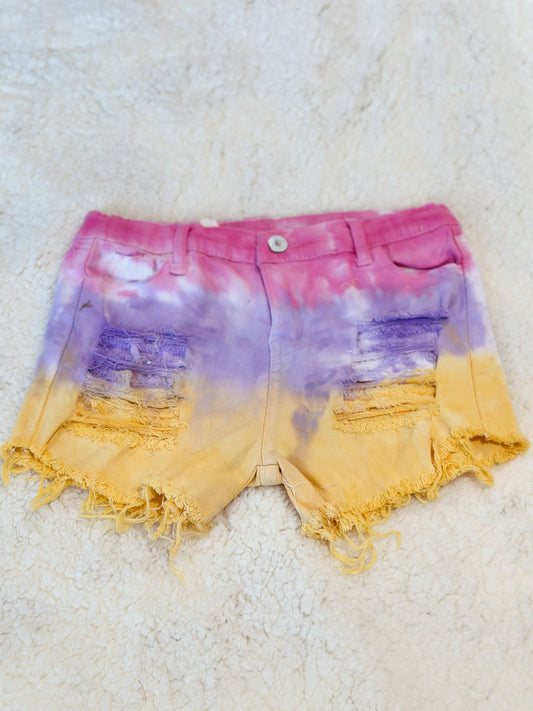 Girls Tie Dye Shorts