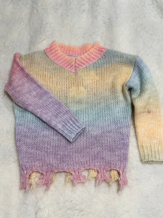 Girls Tie-Dye Sweater