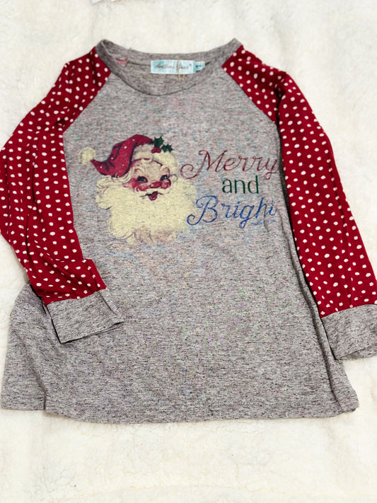 Girls Merry & Bright Top