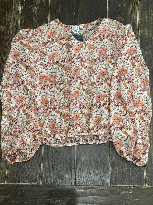 Floral Button Up Blouse