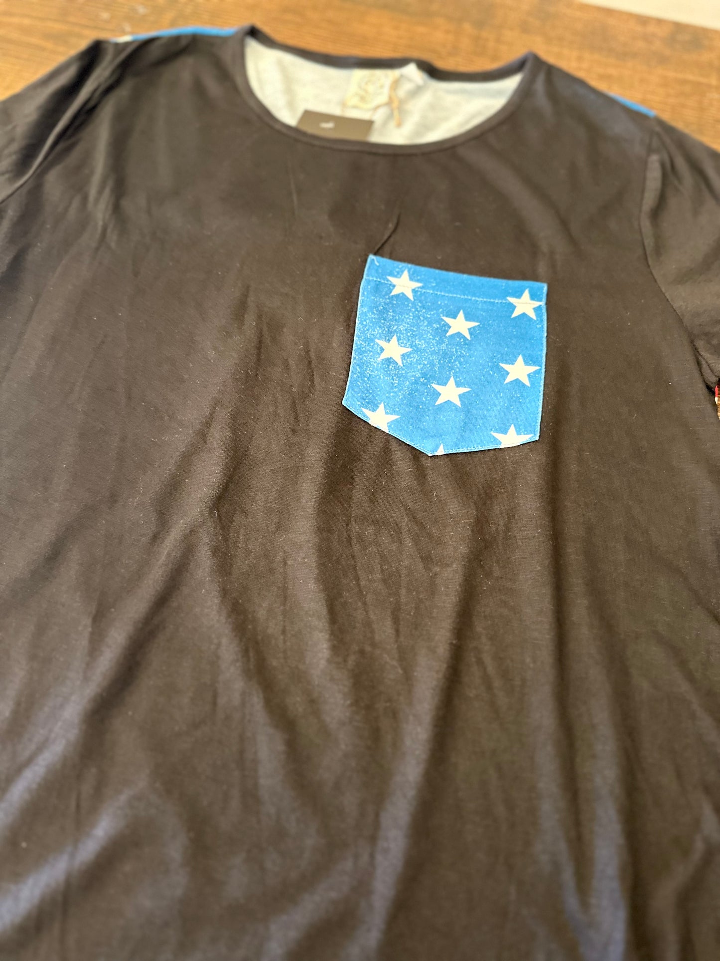 Hi-Low American Girl Pocket Tee